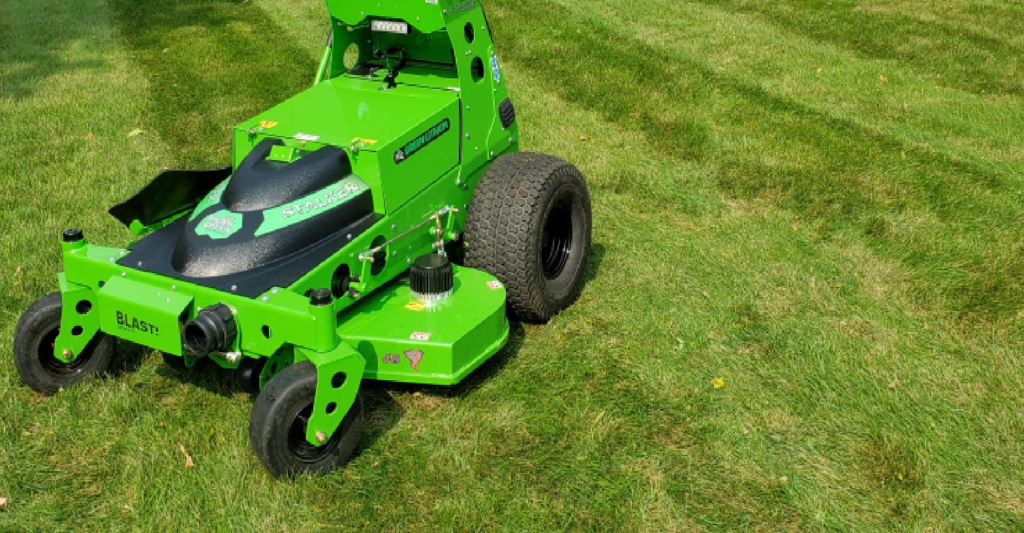 Solar powered lawn online mower